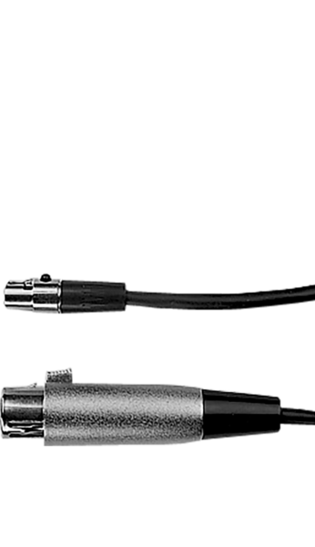 WA310 4' MICROPHONE ADAPTER CABLE, 4-PIN MINI CONNECTOR (TA4F) TO XLR(F) CONNECTOR, USED WITH PG1, PGX1,