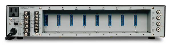A-912MK2 UL 8-INPUT MODULAR 120W MIXER AMPLIFIER,  8 MODULE PORTS, 25V/70V/8OHM SPEAKER OUTPUTS, 2RU