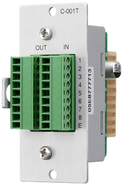 C-001T CONTROL I/O MODULE FOR 9000/9000M2- 8 CONTROL INPUTS- 8 CONTROL OUTPUTS (OPEN COLLECTOR)-