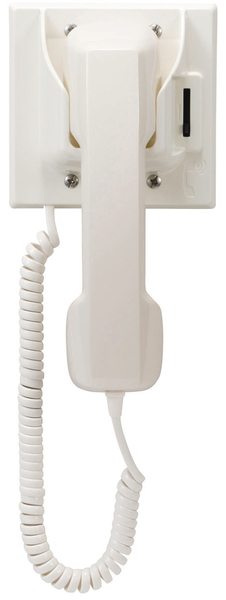 RS-141 OPTIONAL HANDSET, CONNECTS TO RS-140, REQUIRES TWO GANG DEEP ENCLOSURE (SUPPLIED BY OTHERS)
