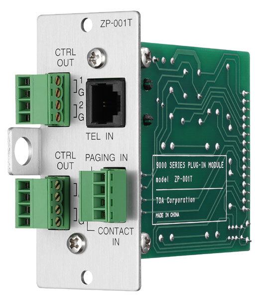 ZP-001T 9000/9000M2 TELEPHONE ZONE PAGING MODULE- DTMF ACCESS FOR UP TO EIGHT ZONES- REQUIRES DTMF-