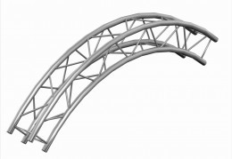 CT290-420CIR-90 290MM (12IN) TRUSS ARC (90), CREATES 2M (6.6FT) OUTSIDE DIAMETER CIRCLE