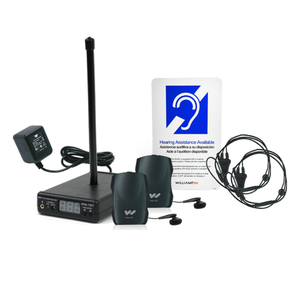 FM ADA KIT 1 FM ADA COMPLIANCE KIT FOR 1 PRESENTER-PLUG & PLAY SOLUTION FOR VENUES ACCOMMODATING UP TO 50