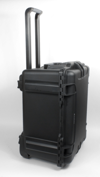 CCS 054 HEAVY-DUTY CARRY CASE WITH WHEELS FOR LARGE DIGI-WAVE, FM OR INFRARED SYSTEM (60 SLOT + TRAY)