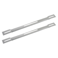 CHANNEL SUPPORTS WITH ADJUSTABLE SLOT & FLAT NUT
