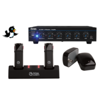 ATLAS LEARN DUAL MAGPIE WIRELESS MIC AND DUAL IR DOME KIT