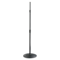 FULLY ADJUSTABLE 3 SECTION MICROPHONE STAND, EBONY