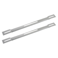 CHANNEL SUPPORTS WITH ADJUSTABLE SLOT &amp; FLAT NUT