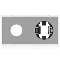 PERFORATED BAFFLE FOR 8&quot; SPEAKER AND 12&quot; ANALOG CLOCK