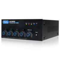 AA100PHD 4-INPUT 100W MIXER AMPLIFIER WITH AUTOMATIC SYSTEM TEST(PHD)/100W INTO 25V/70V & 4OHM LOADS