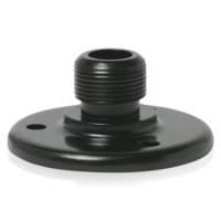 SURFACE MOUNT MALE MIC FLANGE 5/8&quot; #27 THREAD/ BULK PACK, EBONY (PRICED EACH, MUST PURCH QTY 100)