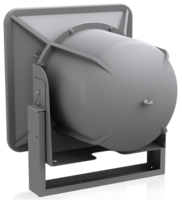 AH99-12T-BSG 12" 2-WAY STADIUM HORN SYSTEM 90° X 90° - BATTLE SHIP GREY