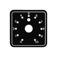 ATPLATE-052 VOLUME CONTROL RACK MOUNTING PLATE HOLDS UP TO 6 RACK MOUNT VOLUME CONTROLS (ATTENUATORS)