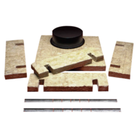 C803AT87FRK FIRE RATED 8" COAXIAL LOUDSPEAKERS, 16 WATT (UL LISTED) 70V-8W TRANSFORMER (PRICED EA, SOLD 6 PACK)