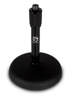 ADJUSTABLE HEIGHT DESKTOP MIC STAND 8-13&quot; EBONY FINISH (BLACK)