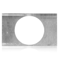 8&quot; ROUND HOLE T-BAR BRIDGE FOR FLANGED ENCLOSURES