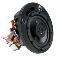 FA42T-6MB 4" COAXIAL CEILING LOUDSPEAKER WITH 70V/100V 16W TRANSFORMER AND 8OHM BYPASS