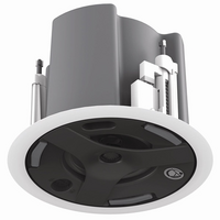 FAP43T-WEGR FAP43T-W WITH WHITE ROUND EDGELESS GRILLE (4.5" COAXIAL IN-CEILING SPEAKER WITH 32W 70V/100V TRANSF)