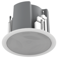 FAP43TUC-W 4.5" COAXIAL IN-CEILING SPEAKER WITH 32-WATT 70V/100V TRANSFORMER, PORTED ENCLOSURE, AND SAFETY