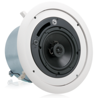 EN54-24 CERTIFIED 6&quot; COAXIAL IN-CEILING SPEAKER W/ 32-WATT 70/100V TRANSFORMER/PORTED ENCLOSURE