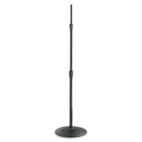 FULLY ADJUSTABLE 3 SECTION MICROPHONE STAND, EBONY