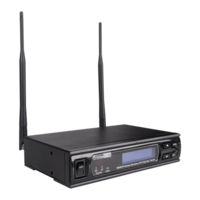 MWRCVR WIRELESS MICROPHONE UHF 100 FREQUENCY 2-WAY SYNC. RECEIVER