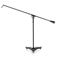 STUDIO BOOM MIC STANDS WITH AIR SUSPENSION SYSTEM  49 INCH TO 73&quot; - EBONY / BLACK