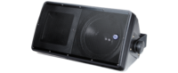 SM82T-B 8" 2-WAY WEATHER RESISTANT SURFACE MOUNT SPEAKER WITH 70V/100V 60W TRANSFORMER & 8OHM BYPASS/BLACK