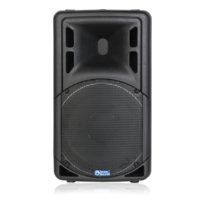 12&quot; 2-WAY POWERED SPEAKER, BLACK