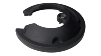 SMS20BIR STACKABLE ROUND BASE HEAVY DUTY MIC STAND PROVIDES EXTRA STABILITY WITH ISOLATION RING / BLACK