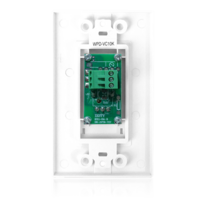 WPD-VC10K WALL PLATE 10KOHM LEVEL CONTROL / WHITE DECOR STYLE PLATE / FITS A SINGLE GANG ELECTRICAL OUTLET