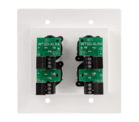 WTSD-XLR4 WTSD FOUR XLR INPUT WALL PLATE FOR USE WITH WTSD-MIX41K