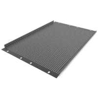 19&quot; 7RU RECESSED VENT RACK PANEL