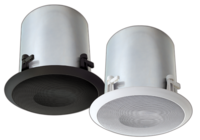 ORBIT CEILING SPEAKER, OFF-WHITE /  FOR 16-OHM, 70V, &amp; 100V SYSTEMS / WIDE DISPERSION