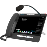 NYQUIST ZONE PAGING MICROPHONE STATION, 10.1&quot; COLOR TOUCH SCREEN, GOOSENECK MICROPHONE