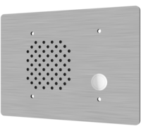 VANDAL-RESISTANT SPEAKER, FOR HANDS-FREE TWO-WAY COMMUNICATIONS, 25V TRANSMITTER