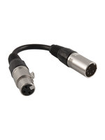 3-PIN FEMALE TO 5-PIN MALE ADAPTER CABLE - 6 IN
