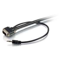 10FT SELECT VGA + 3.5MM STEREO AUDIO A/V CABLE M/M - IN-WALL CMG-RATED