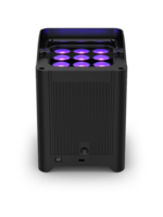 FREEDOMFLEXH9IPX6 COMPLETE LIGHTING PACKAGE, BUILT-IN RF RECEIVER, INCLUDES SIX HEX-COLORED LIGHTS+CHARGING ROAD CASE