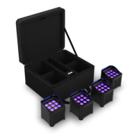 COMPLETE LIGHTING KIT WITH FOUR FREEDOM PAR H9 IP UNITS AND PROTECTIVE CARRY BAG