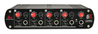 4-CHANNEL DIRECT BOX THAT CONVERTS UNBALANCED SIGNALS INTO BALANCED OUTPUT FOR USE WITH MIXERS,