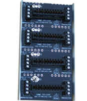 FOUR MODULE SNAPTRACK-TYPE BASE FOR 2MHLP SERIES