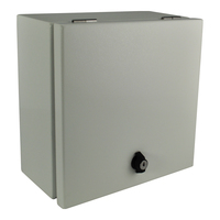 OUTDOOR WALL BOX &amp; COVER W/ 2 &amp; 3 GANG MOUNTING PLATE - WHITE