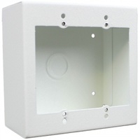 2 GANG SURFACE MOUNT GANG BOX /WALL BOX - WHITE