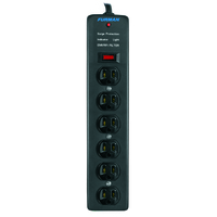 AC SURGE STRIP 6 OUTLET