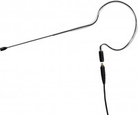 EARSET MIC 4 SHURE CABLES : SINGLE EAR HEADSET,BLACK, OMNI-DIRECTIONAL MIC, 3.5MM ELEMENT,