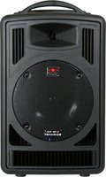 AC/BATTERY OPERATED PORTABLE PA SYSTEM: 8" WOOFER/1" HORN, MASTER VOLUME CONTROL, BUILT-IN BLUETOOTH