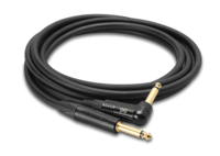 EDGE GUITAR CABLE, NEUTRIK STRAIGHT TO RIGHT-ANGLE, 5 FT