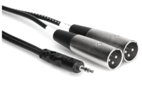 STEREO BREAKOUT, 3.5 MM TRS TO DUAL XLR3M, 2 M