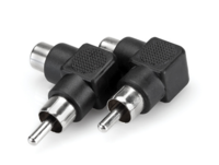 RIGHT-ANGLE ADAPTORS, RCA TO SAME, 2 PC